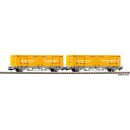 Piko H0 27748 - 2er Set Containertragwagen 2x 20 WP...