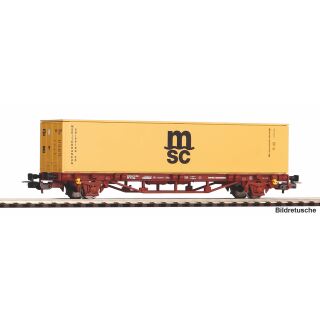 Piko H0 27751 - Containertragwagen 1x 40 MSC Container (FS)