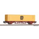 Piko H0 27751 - Containertragwagen 1x 40 MSC Container (FS)