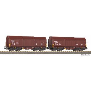Piko H0 28337 - 2er Set Teleskophaubenwagen (DB AG)