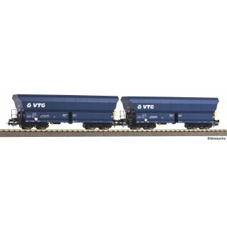 Piko H0 28342 - 2er Set Schüttgutwagen Schüttgutwagen Falns 176 NL (VTG)