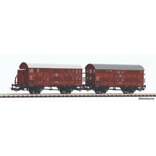 Piko H0 28346 - 2er Set Verschlagwagen (PKP)