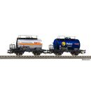 Piko H0 28347 - 2er Set 2-achs. Kesselwagen (PKP)