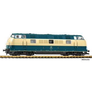 Piko Spur G 37463 - Diesellok 221 blau beige (DB)