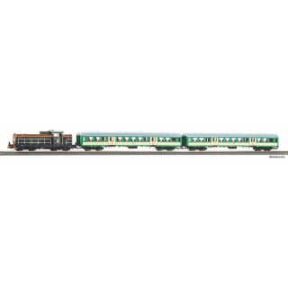 Piko H0 57034 - S-Set Diesellok SP42 zwei Nahverkehrswagen V A-Gleis & (PKP)