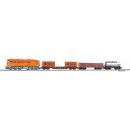 Piko H0 57036 - S-Set G&uuml;terzug M62 3x Wagen V...