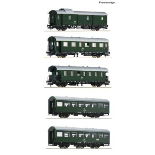 Roco H0 6200243 - 5-tlg. Set: Personenzug (DR)
