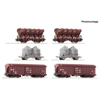 Roco H0 6600331 - Muldenkippwagen aus 6600329/6600330 (DB)