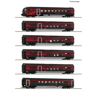 Roco H0 6220178 - 6-tlg. Set 1: der neuen Generation AC Digital (Railjet)