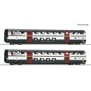 Roco H0 6200215 - 2-tlg. Set: Doppelstockwagen 1. Klasse...
