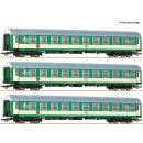 Roco H0 6200229 - 3-tlg. Set: Reisezugwagen Telimena (PKP)