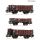 Roco H0 6600250 - 3-tlg. Set: Offene Güterwagen (ÖBB)