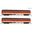 Roco H0 6200180 - 2-tlg. Set: Bahnpostwagen...