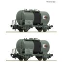 Roco H0 6600196 - 2-tlg. Set: Kesselwagen (SBB)