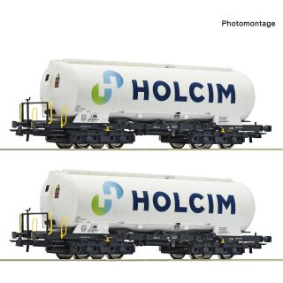 Roco H0 6600233 - 2-tlg. Set: Silowagen (Holcim)