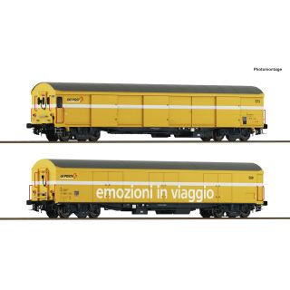 Roco H0 6600243 - 2-tlg. Set: Paket-Postwagen (Wascosa)