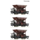 Roco H0 6600269 - 3-tlg. Set: Talbot-Schotterwagen (DB)