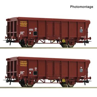 Roco H0 6600251 - 2-tlg. Set: Rolldachwagen (SNCF)