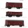 Roco H0 6600273 - 3-tlg. Set: Güterwagen (PKP)