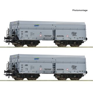 Roco H0 6600328 - 2-tlg. Set: Selbstentladewagen (PKP)