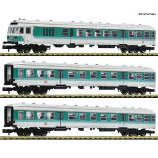 Fleischmann Spur N 6260090 - 3-tlg. Set 1: Nahverkehrswagen Digital (DB-AG)