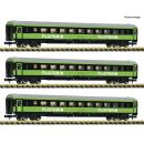 Fleischmann Spur N 6260086 - 3-tlg. Set 2: Reisezugwagen...