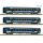 Fleischmann Spur N 6260104 - 3-tlg. Set: Eurofima-Schnellzugwagen (MAV-Start)
