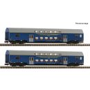Fleischmann Spur N 6260092 - 2-tlg. Set: Doppelstockwagen...