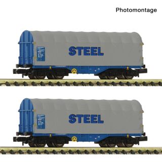 Fleischmann Spur N 6660173 - 2-tlg. Set: Schiebeplanenwagen (ÖBB)