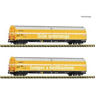 Fleischmann Spur N 6660155 - 2-tlg. Set: Großraum-Schiebewandwagen (Wascosa)