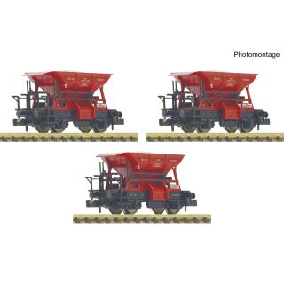Fleischmann Spur N 6660159 - 3-tlg. Set: Schotterwagen (DB)