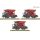 Fleischmann Spur N 6660159 - 3-tlg. Set: Schotterwagen (DB)