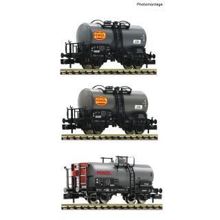 Fleischmann Spur N 6660152 - 3-tlg. Set: Kesselwagen (DR)