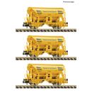 Fleischmann Spur N 6660172 - 3-tlg. Set: Schwenkdachwagen...