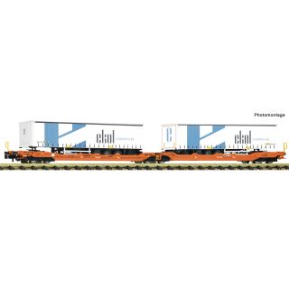 Fleischmann Spur N 6660104 - Doppeltaschen-Gelenkwagen T3000e (Wascosa)
