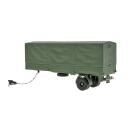 Viessmann 8221 - H0 1-achs Planensattelauflieger...