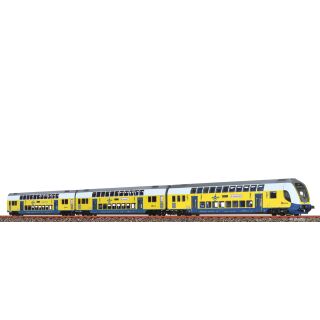 Brawa H0 44577 - Doppelstock-Wagenset 3er-Set (RE 3 Hamburg Hbf) AC Digital  (metronom)