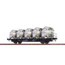 Brawa H0 49139 - Behältertragwagen BTmms58 mit Efkr...