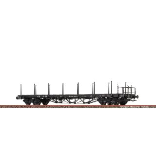 Brawa H0 51343 - Drehgestellflachwagen SSlm16 (DB)
