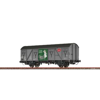 Brawa H0 51354 - Gedeckter Güterwagen Glmmhs57 Persil (DB)