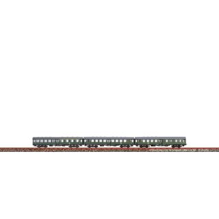 Brawa H0 46113 - Set Reisezugwagen 4yg LED+ (3) AC (DB)