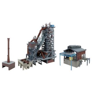 Faller (H0) 130026: Hochofen mit Gießhalle