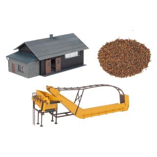 Faller (H0) 191841: Lagerschuppen mit Förderband