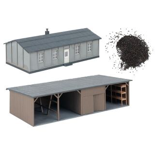 Faller (H0) 191842: Baracke mit Kohleschuppen