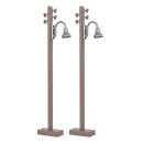 Pola (G) 333232: Holzmast mit Bogenleuchte, 2 St&uuml;ck