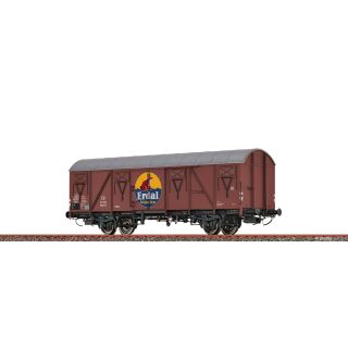 Brawa H0 51350 - Gedeckter Güterwagen Glmhs50 "Erdal" (DB)