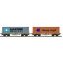 ESU H0 36604 - Containertragwagen Sgmmns...