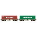 ESU H0 36609 - Containertragwagen Sgmmns 37 80 4505 399-8...
