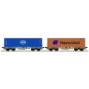 ESU H0 36610 - Containertragwagen Sgmmns 37 80 4505 284-2...