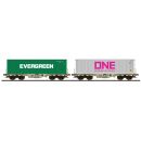 ESU H0 36611 - Containertragwagen Sgmmns 37 80 4505 308-9...